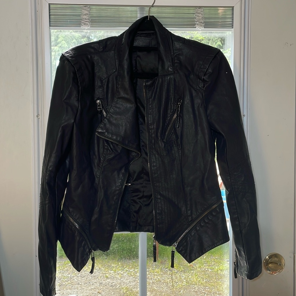 Women’s leather jacket by BLANKNYC